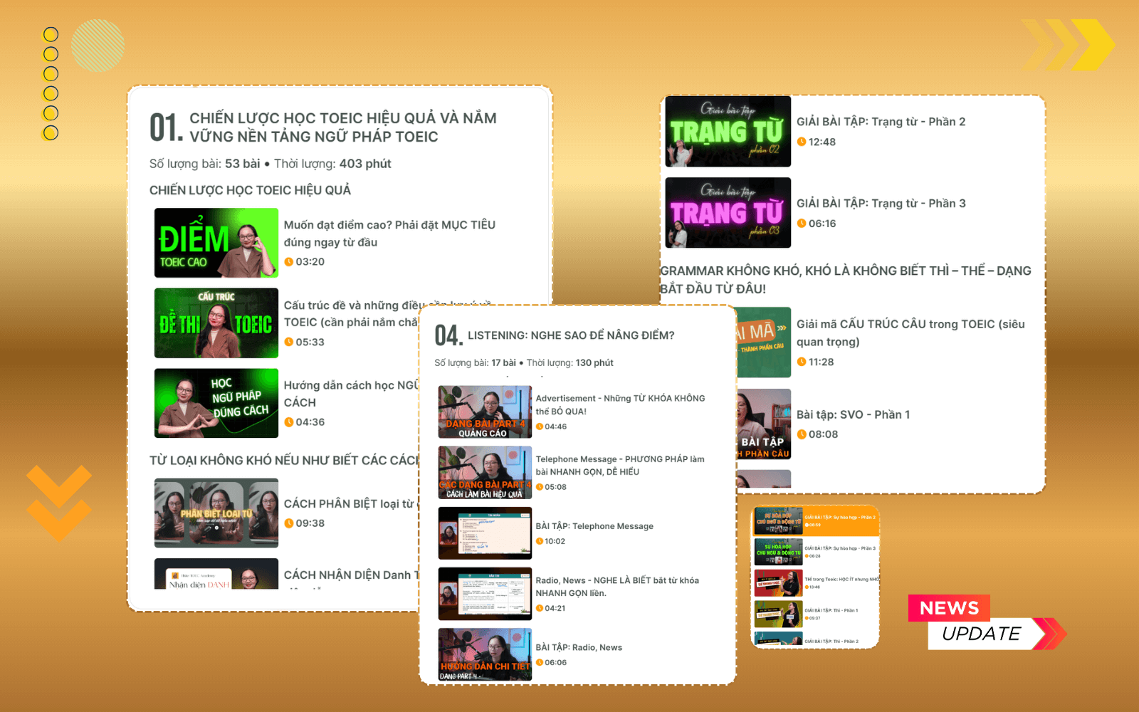 KHÔNG TỐN thêm HỌC PHÍ khi cô UPDATE THÊM video - KIẾN THỨC GẤP 3+ LẦN lớp dạy OFFLINE
